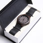 Wood Watch for Men, Personalized Mens Wooden Watch, Engraved Watch, Valentines Day Gift for Him, Anniversary Gift for Him, Birthday Gift for Husband, Fiancé