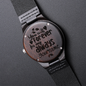 Wood Watch for Men, Personalized Mens Wooden Watch, Engraved Watch, Valentines Day Gift for Him, Anniversary Gift for Him, Birthday Gift for Husband, Fiancé