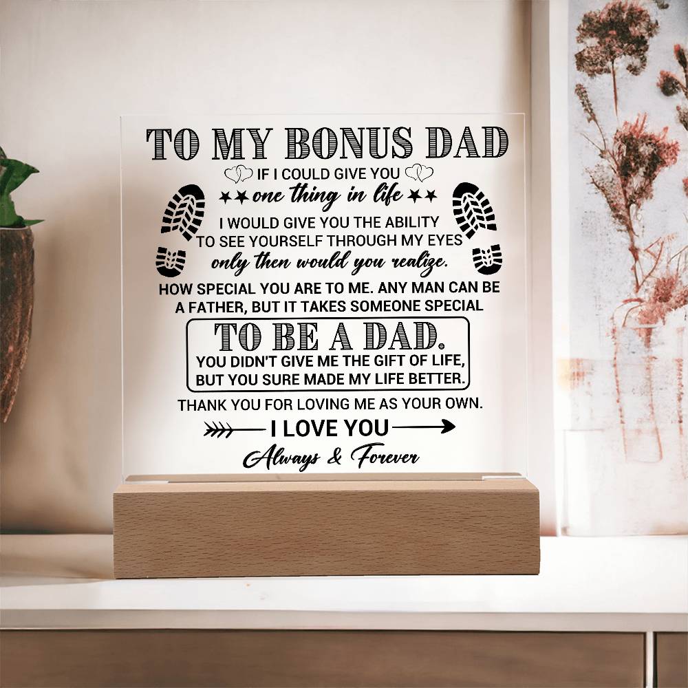 To my Bonus Dad