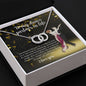 To My Dance Partner in Life - The Perfect Pair - Sparkling Necklace for Wife or Girlfriend