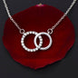 To My Dance Partner in Life - The Perfect Pair - Sparkling Necklace for Wife or Girlfriend