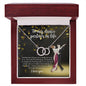 To My Dance Partner in Life - The Perfect Pair - Sparkling Necklace for Wife or Girlfriend