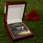To My Dance Partner in Life - The Perfect Pair - Sparkling Necklace for Wife or Girlfriend