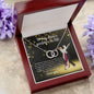 To My Dance Partner in Life - The Perfect Pair - Sparkling Necklace for Wife or Girlfriend