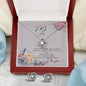 Love Knot Necklace and Earrings on Floral Design To My Love