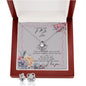 Love Knot Necklace and Earrings on Floral Design To My Love