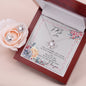 Love Knot Necklace and Earrings on Floral Design To My Love