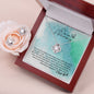 5th Anniversary Gift for Her - Love Knot Necklace and Earring Set
