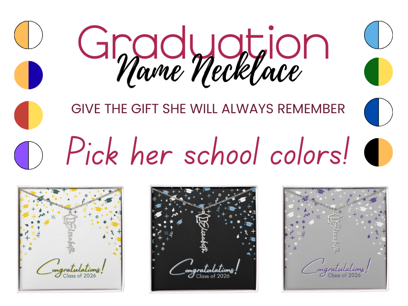 Graduation Name Necklace Collection