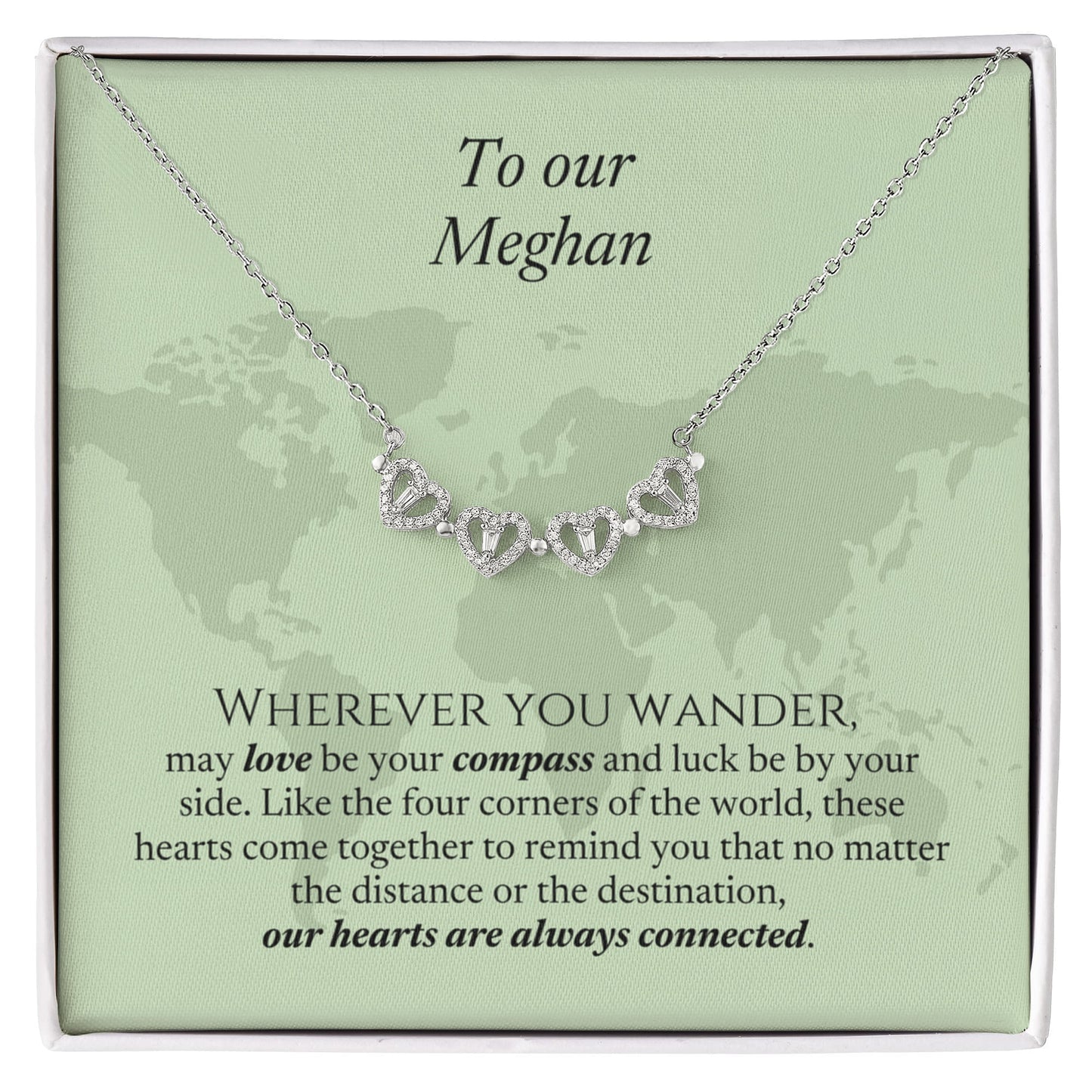Wandering Hearts  Necklace