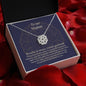Connected Heart Necklace - Breathe in Peace Exhale Gratitude