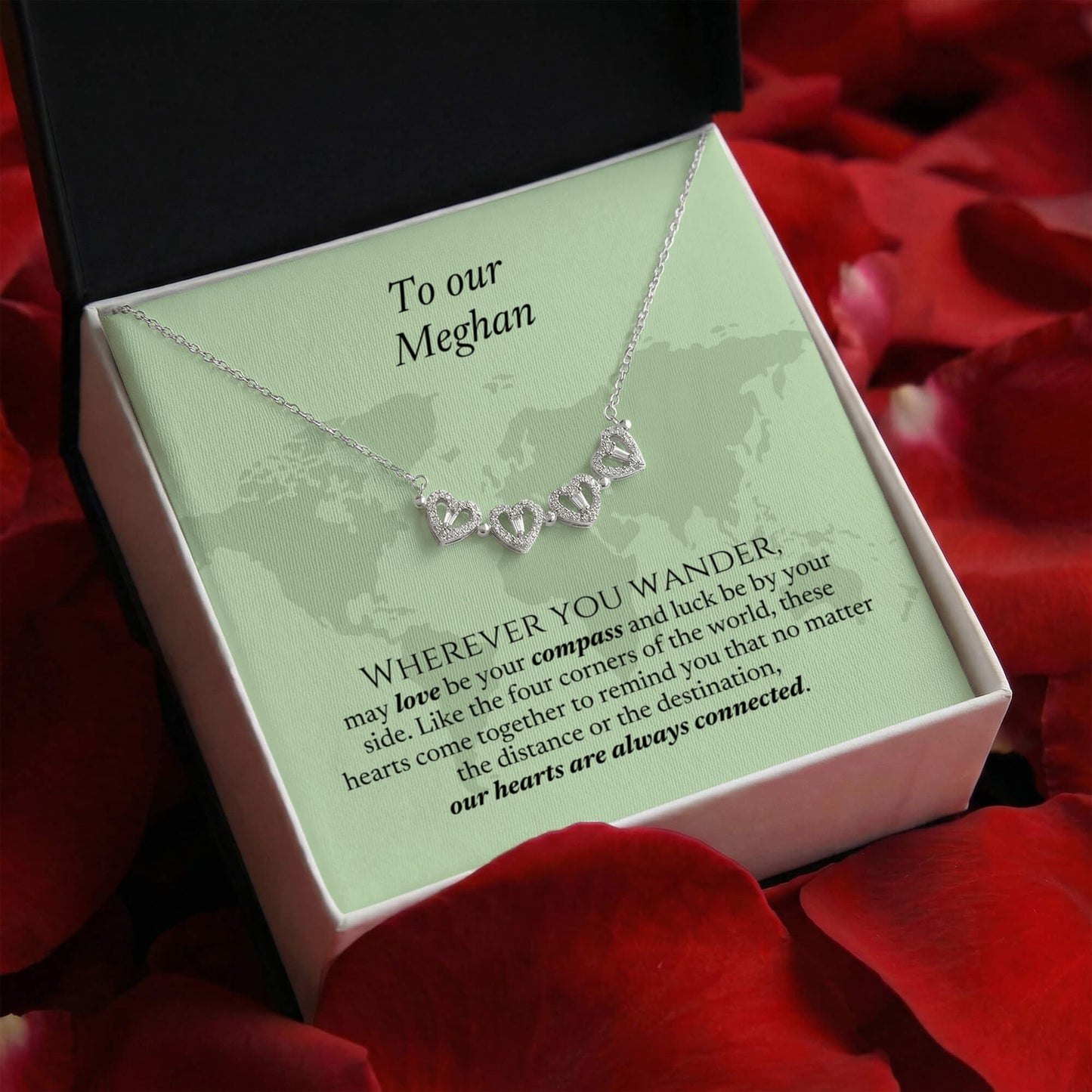 Wandering Hearts  Necklace