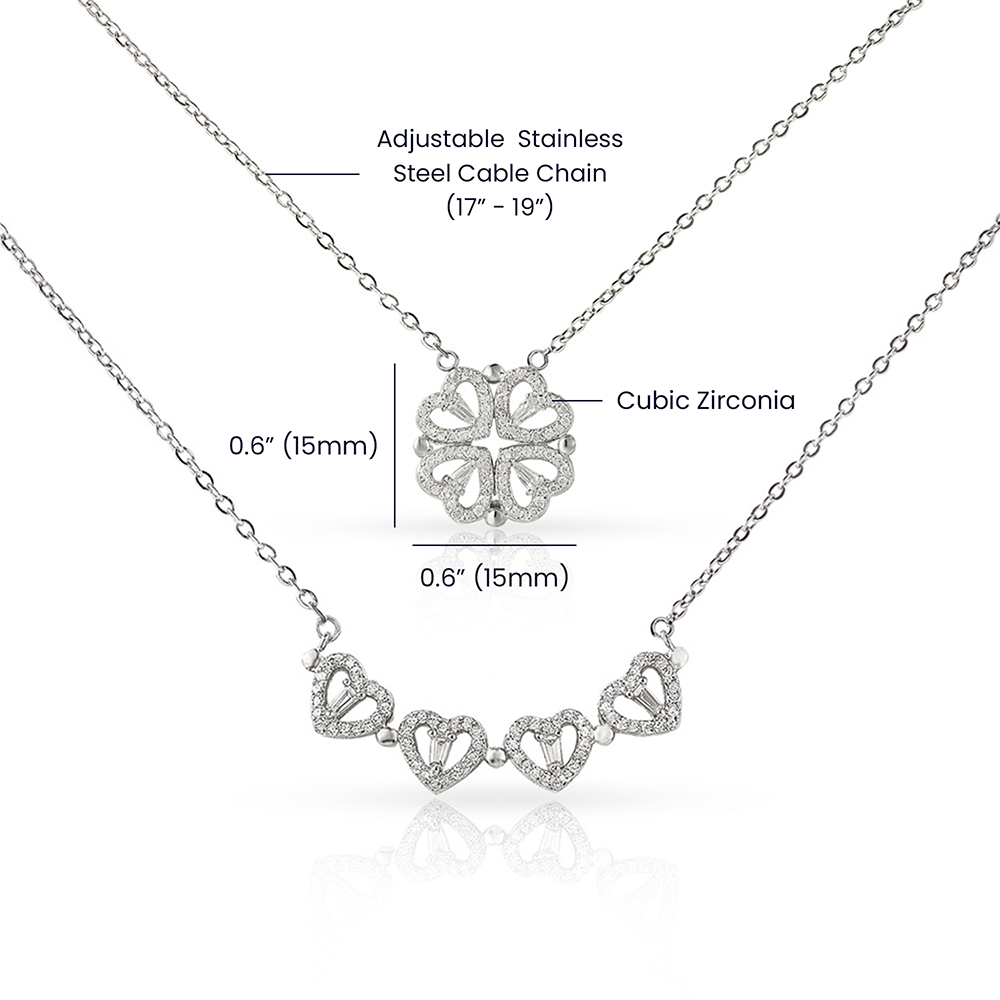 Wandering Hearts  Necklace