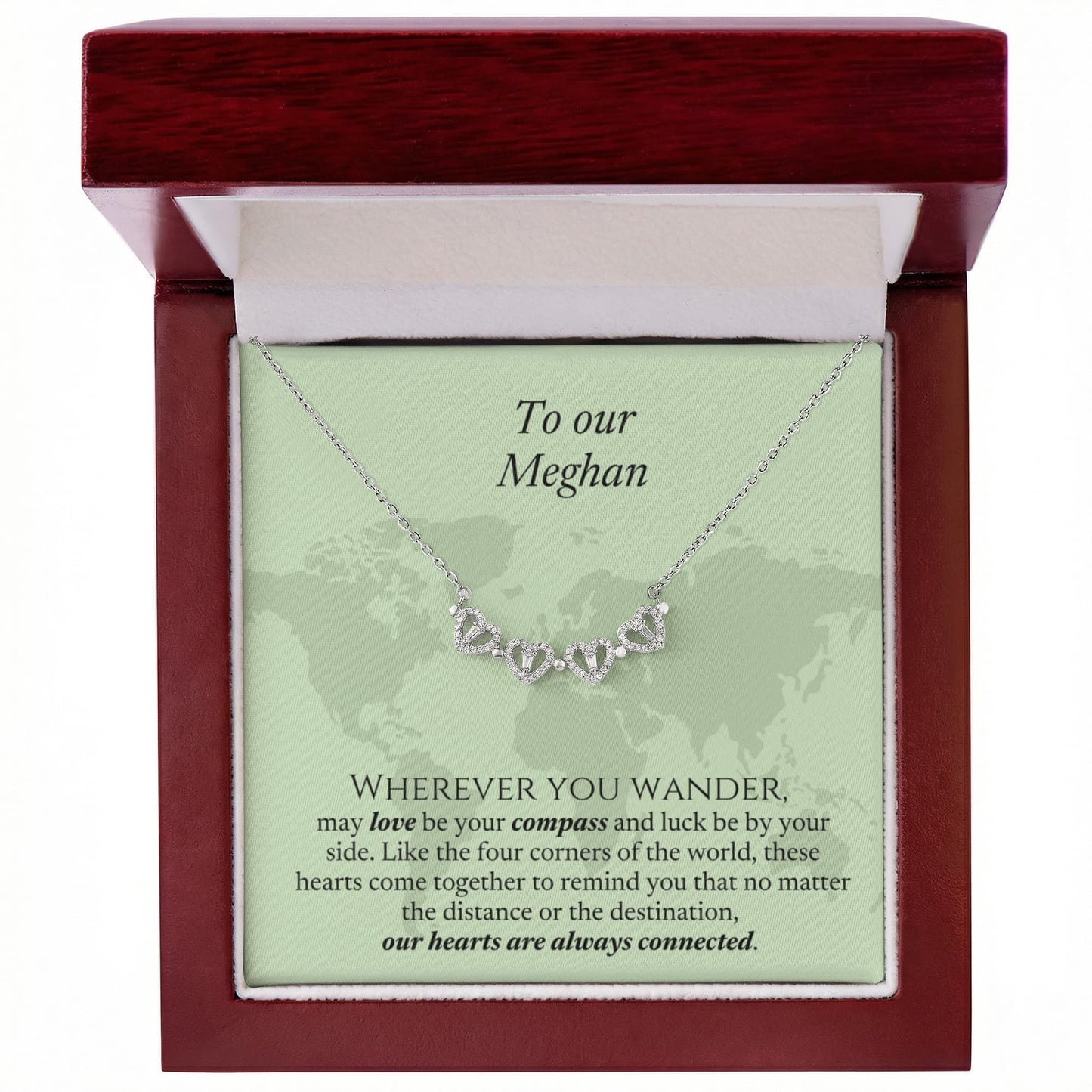 Wandering Hearts  Necklace