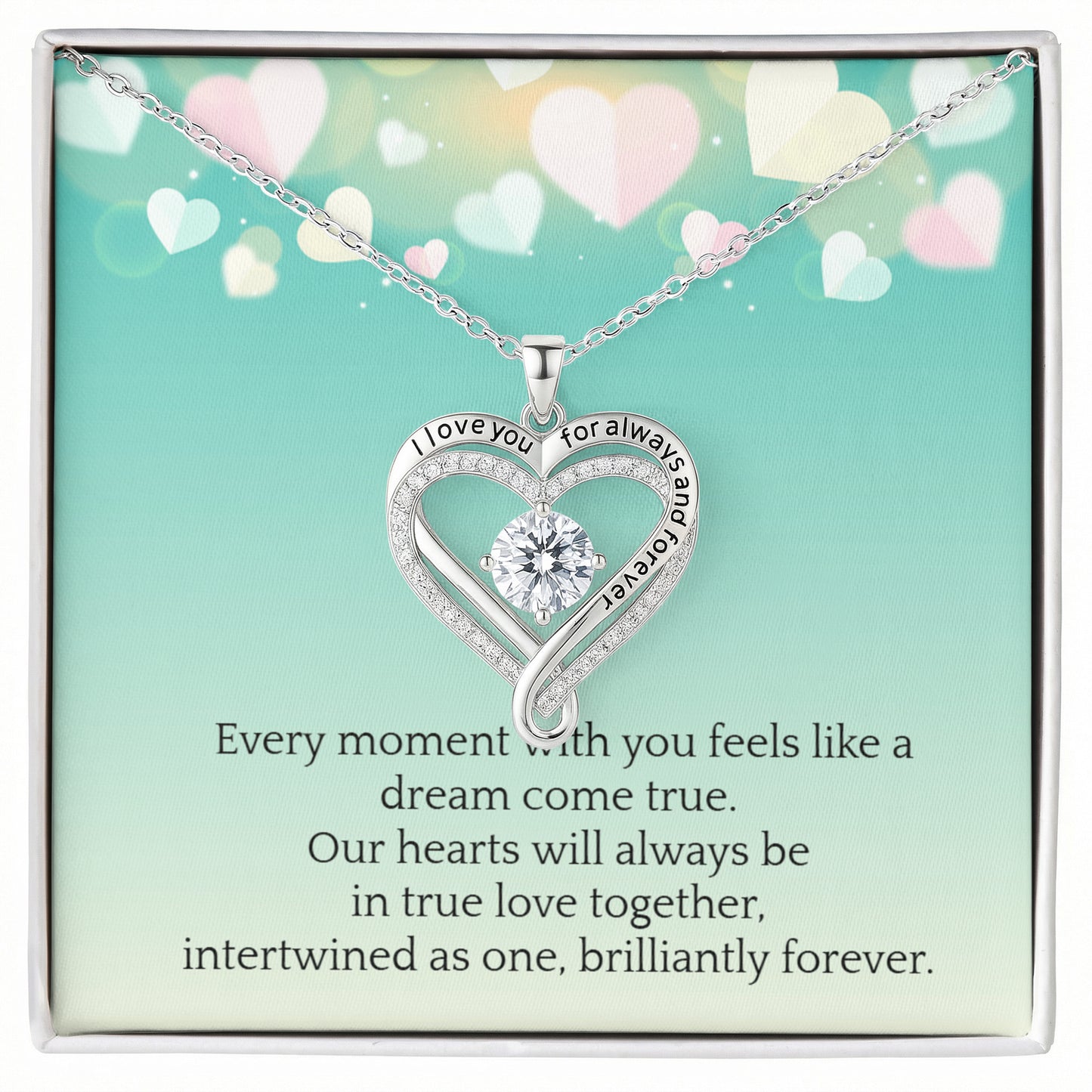 Always and Forever - Brilliant Hearts Pendant