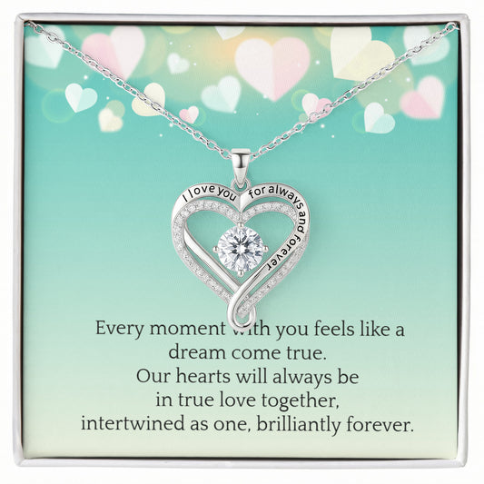 Always and Forever - Brilliant Hearts Pendant