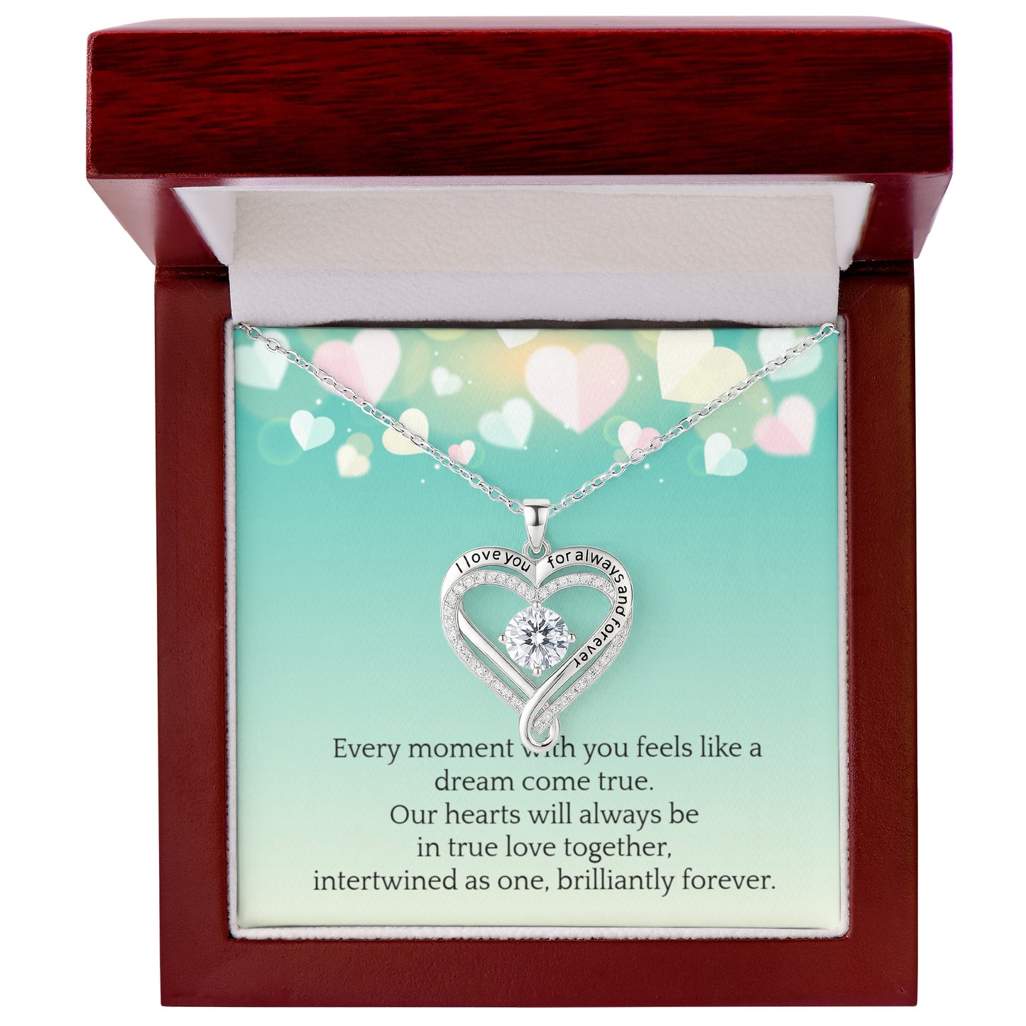 Always and Forever - Brilliant Hearts Pendant