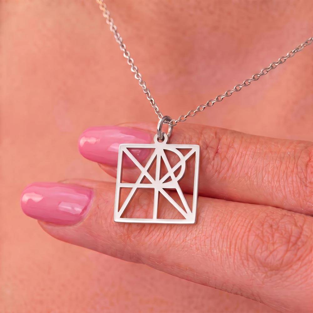 Personalized Geometric Name Necklace