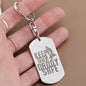 Keep our daddy safe dad dog tag egv