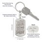 Personalized Key Chain - Dog Tag Design