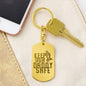 Keep our daddy safe dad dog tag egv