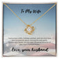 Love Knot Necklace - Husband to EMT Wife