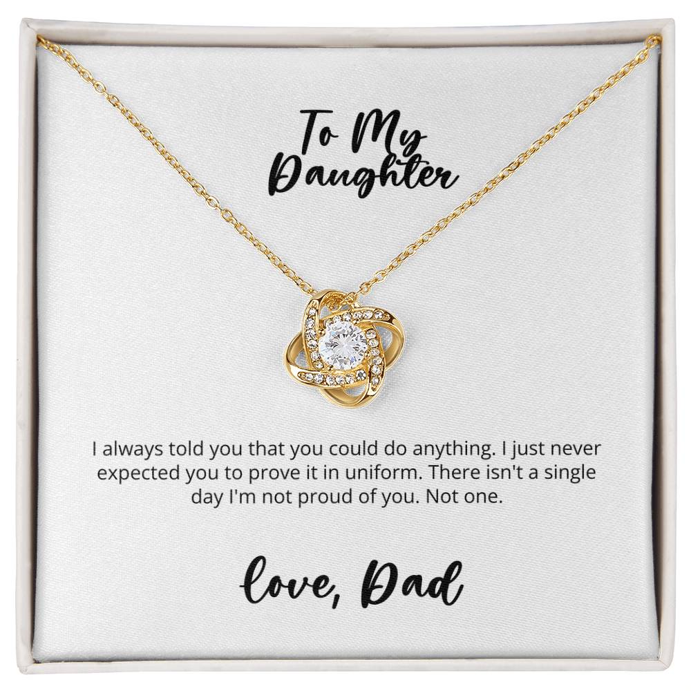 Love Knot -Dad to Military Daughter