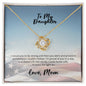 Love Knot Necklace - Mom to service Daughter