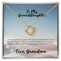 Love Knot Necklace - Grandma to granddaughter serving