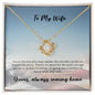 Love Knot Necklace  - Police Husband to Wife