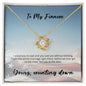 Love Knot Necklace - Deployed Fiance