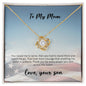 Love Knot Necklace -- Deployed Son to Mom