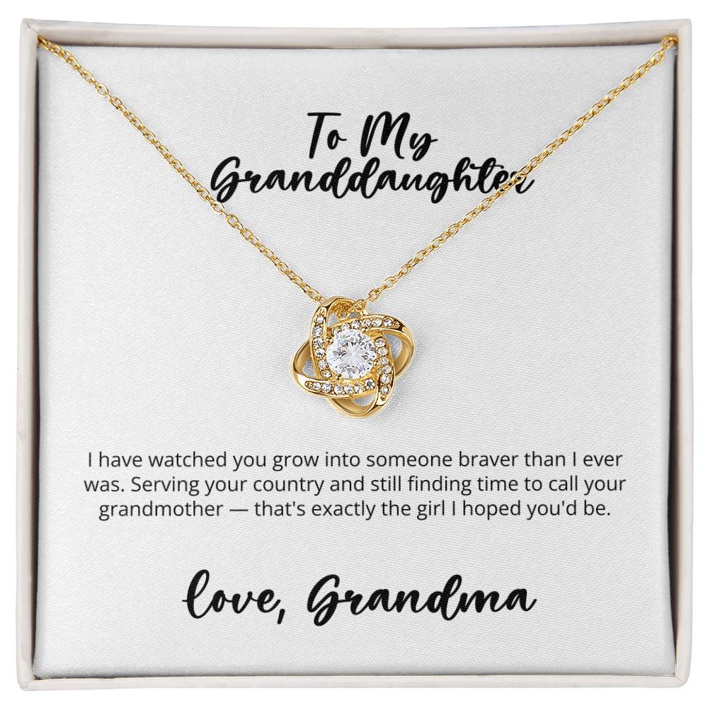 Love Knot -Grandma to Military Daugher