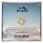 Love Knot Necklace - Deployed Dad to Daughter