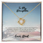 Love Knot Necklace - Dad to Academy Grad