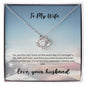 Love Knot Necklace -- Husband to Dispatcher Wife