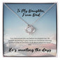 Love Knot Necklace - Deployed Dad to Daughter