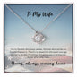 Love Knot Necklace  - Police Husband to Wife