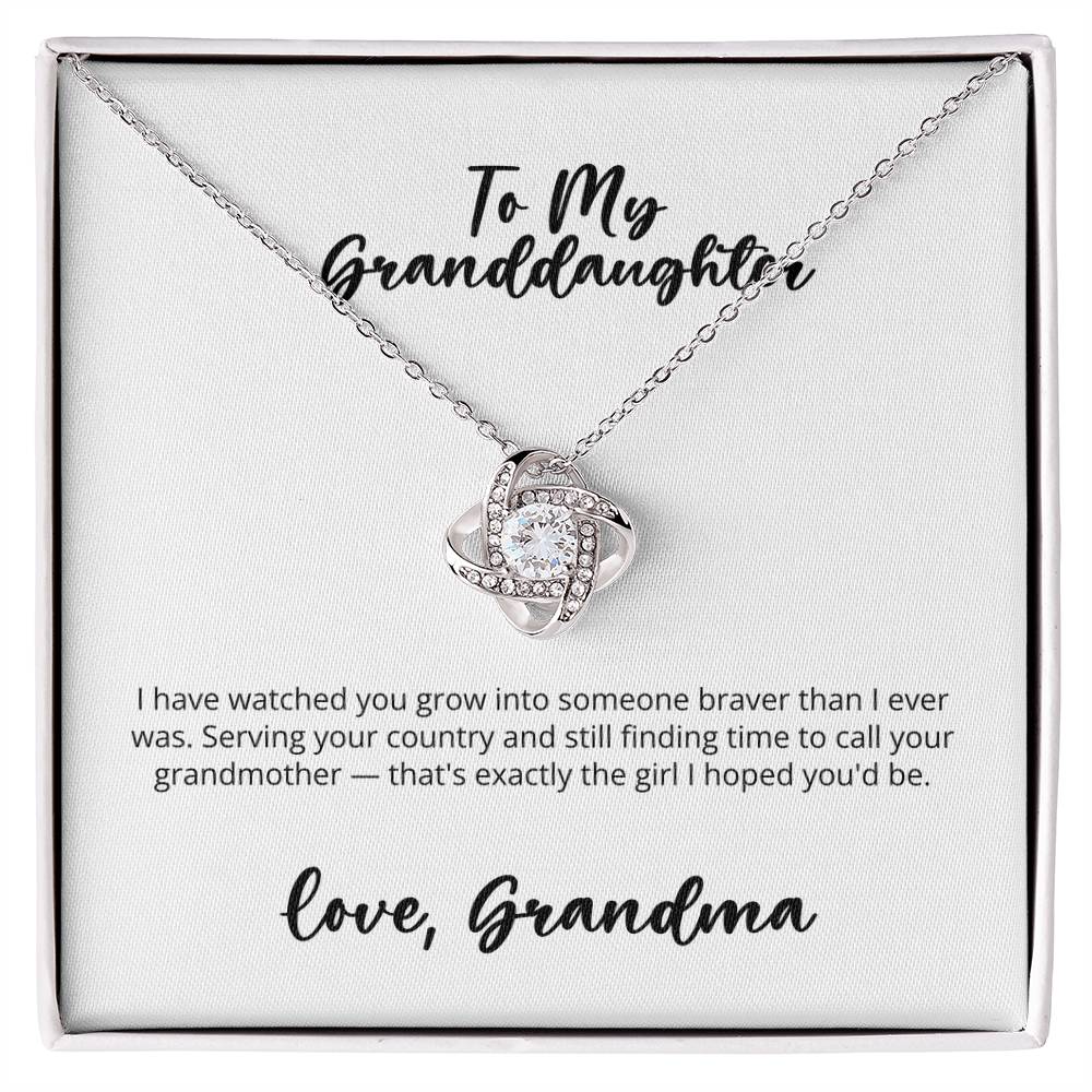 Love Knot -Grandma to Military Daugher