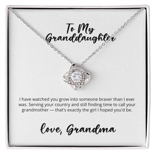 Love Knot -Grandma to Military Daugher