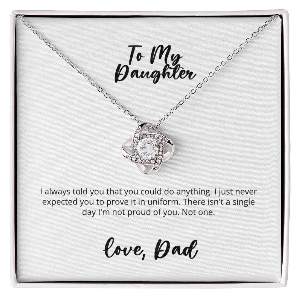 Love Knot -Dad to Military Daughter