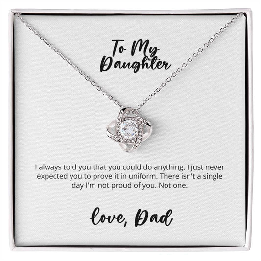 Love Knot -Dad to Military Daughter