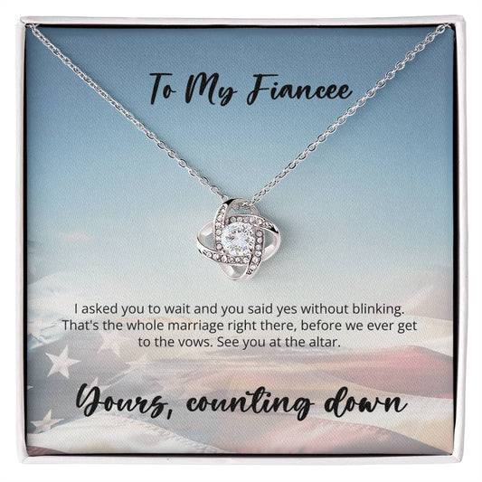 Love Knot Necklace - Deployed Fiance