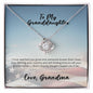 Love Knot Necklace - Grandma to granddaughter serving