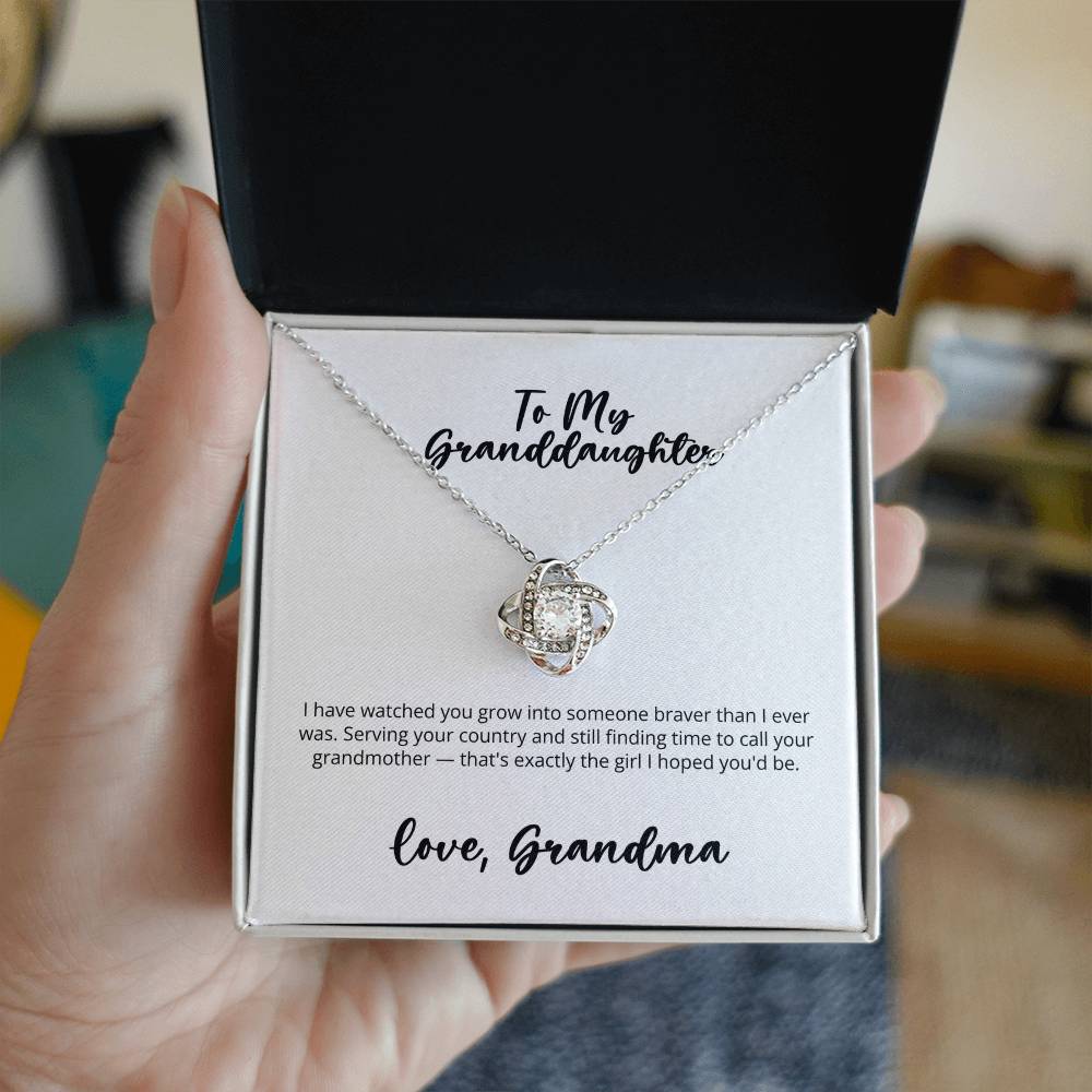 Love Knot -Grandma to Military Daugher