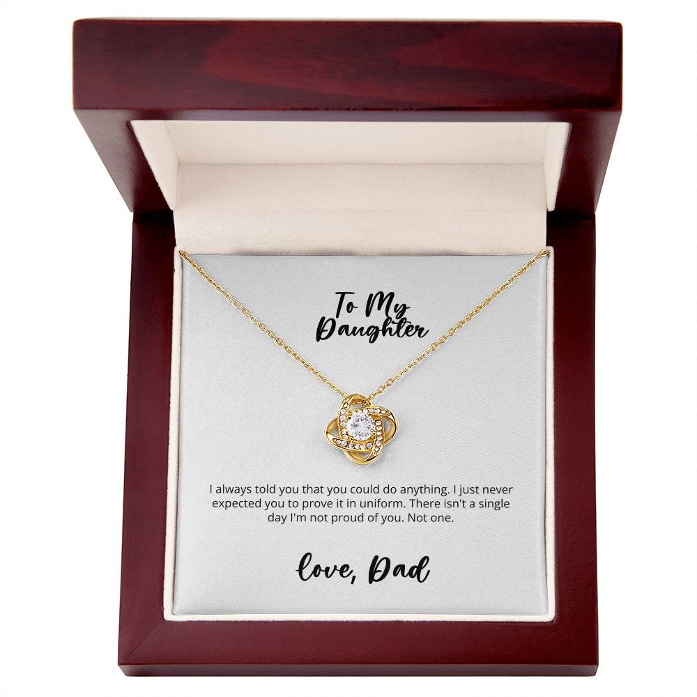 Love Knot -Dad to Military Daughter