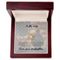 Love Knot Necklace - Firefighter husband to wife