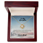 Love Knot Necklace - Dad to Daughter in Uniform