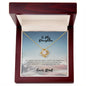 Love Knot Necklace - Dad to Academy Grad