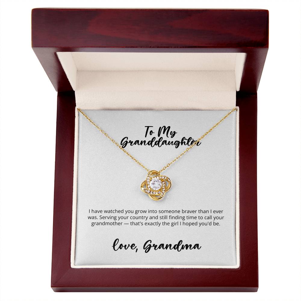 Love Knot -Grandma to Military Daugher